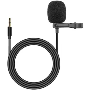 Car Microphone 3.5mm, Car Radio Mic Replacement Vehicle Head Unit Enabled Audio GPS DVD - External Hands Free Assembly Mike