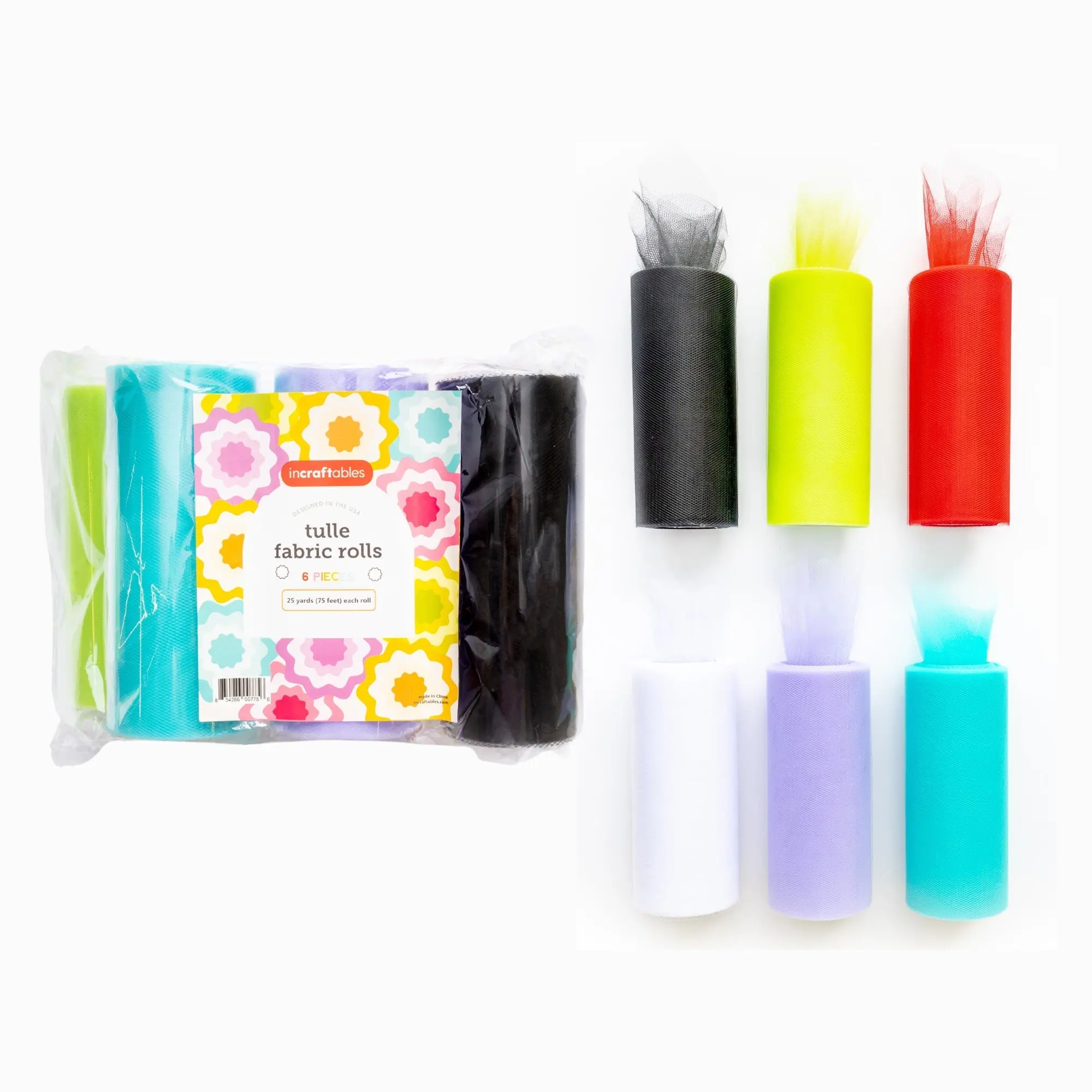 Bulk Tulle Fabric Rolls