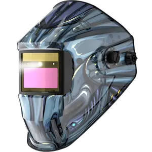 ANDELI LED Auto Darkening Welding Helmet, Full Digital Filter, Type‑C Rechargeable & Solar Power, True Color, 1/30000s Ultra Fast, Wide Shade 3/5-9/9-13, 4 Arc Sensor, Weld/Cut/Grind/Lock Mode Welder Hood for TIG MIG MMA ARC