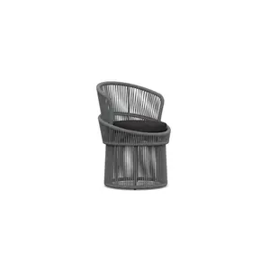Outdoor Living & Garden Coastal Barrel Back Dining Side Chair