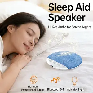 Ultra-Thin Bluetooth Pillow Speaker with Bluetooth 6.0, Wireless Under-Pillow Sleep Speaker for Bedtime Music & Audiobooks, Soft Immersive Sound, Headphone-Free Night Listening, Compatible with iOS & Android