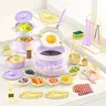 GOTOOFUN Kids Real Cooking Mini Kitchen Set - Anti-Scald Rack, Safe Knife, Apron, Adjustable Heat, Luxury Montessori Pretend Play Toy, Halloween & Christmas Gift for 7-12 Year Old Girls (Adult Supervision Required)