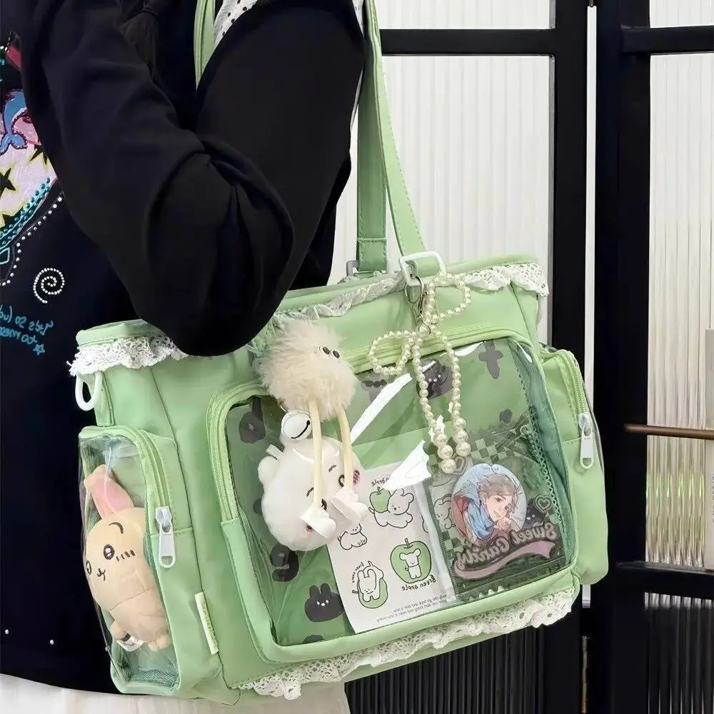 New Y2K Cute Japanese Ita Bag Lolita Girl Transparent Shoulder