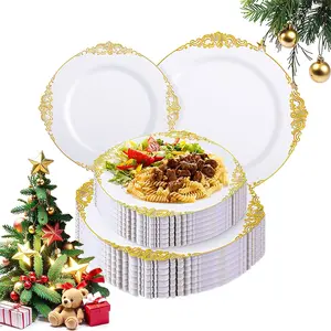 40-Piece Reusable Vintage Dinnerware Set, &, Perfect for Birthdays, Parties, New Year, Christmas, Halloween Decorations