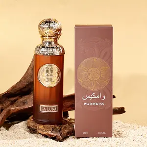 LA LUNA Luxury Arabian Oud Perfume | Tamarind Vanilla Caramel Top Notes, Honey Cardamom Heart, Oud Musk Base | Long-Lasting Warm, Elegant Alluring, Highly Scented Fragrance for Men & Women | Exotic Middle Eastern Scent Arabian Perfumes