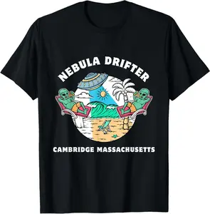 Nebula Drifter Cambridge Massachusetts Travel Outdoors T-Shirt