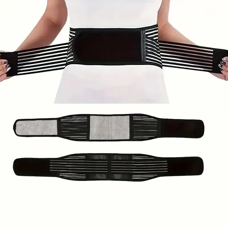 Adjustable Breathable Compression Shaping Waist Belt, Lumbar Support Brace, Lower Back Wrap, Warm and Comfortable, Ideal for Daily Fitness, Gym Accessories, Unisex, Adjustable Posture Trainer
