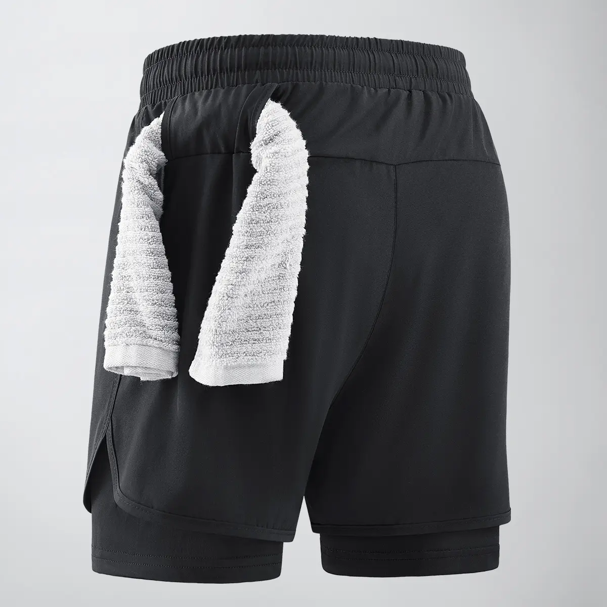 Men's sports shorts with side pockets, elastic waistband, and lightweight stretch fabric, suitable for running and casual wear - compression shorts | Gray running shorts | Fashionable sports shorts | Comfortable fit Men's sports shorts with side pockets, elastic waistband, and lightweight stretch fabric, suitable for running and casual wear - compression shorts | Gray running shorts | Fashionable sports shorts | Comfortable fit