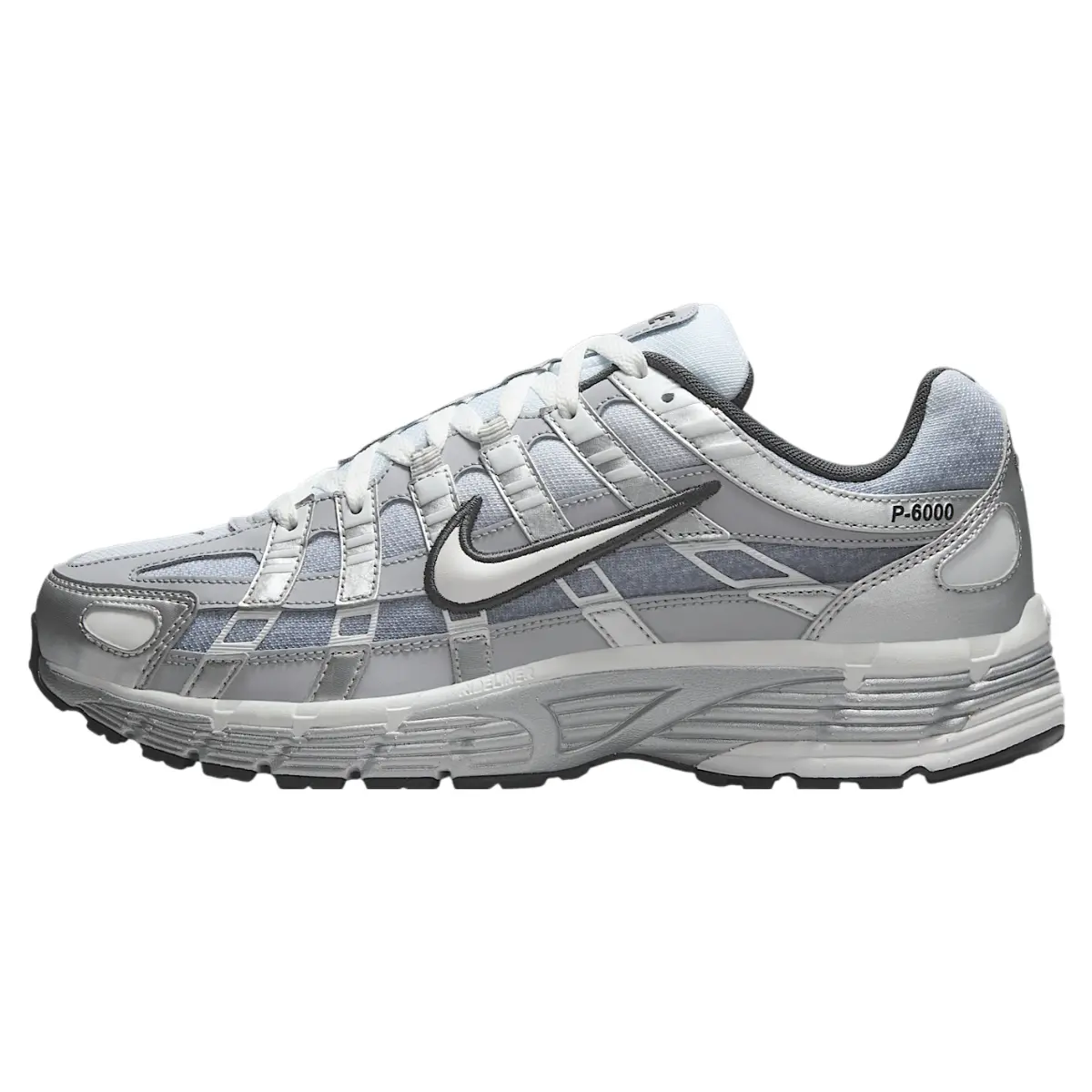 Nike P-6000 Metallic Silver Summit White-Wolf Grey IH4465-095 Men's Fashion Sneaker New