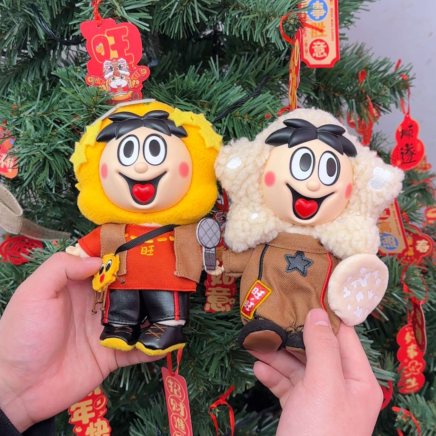 MINISO Wangwang Ruyi Series epoxy plush blind box — cute figurines/dolls, birthday gift, holiday gift for friends, adorable collectible figures