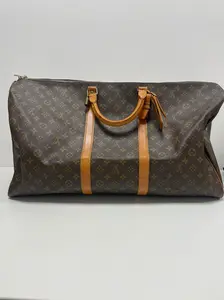 Pre-owned Canvas Shoulder Bags Louis Vuitton Monogram Keepall Bandouliere 60 (JPD04 43)