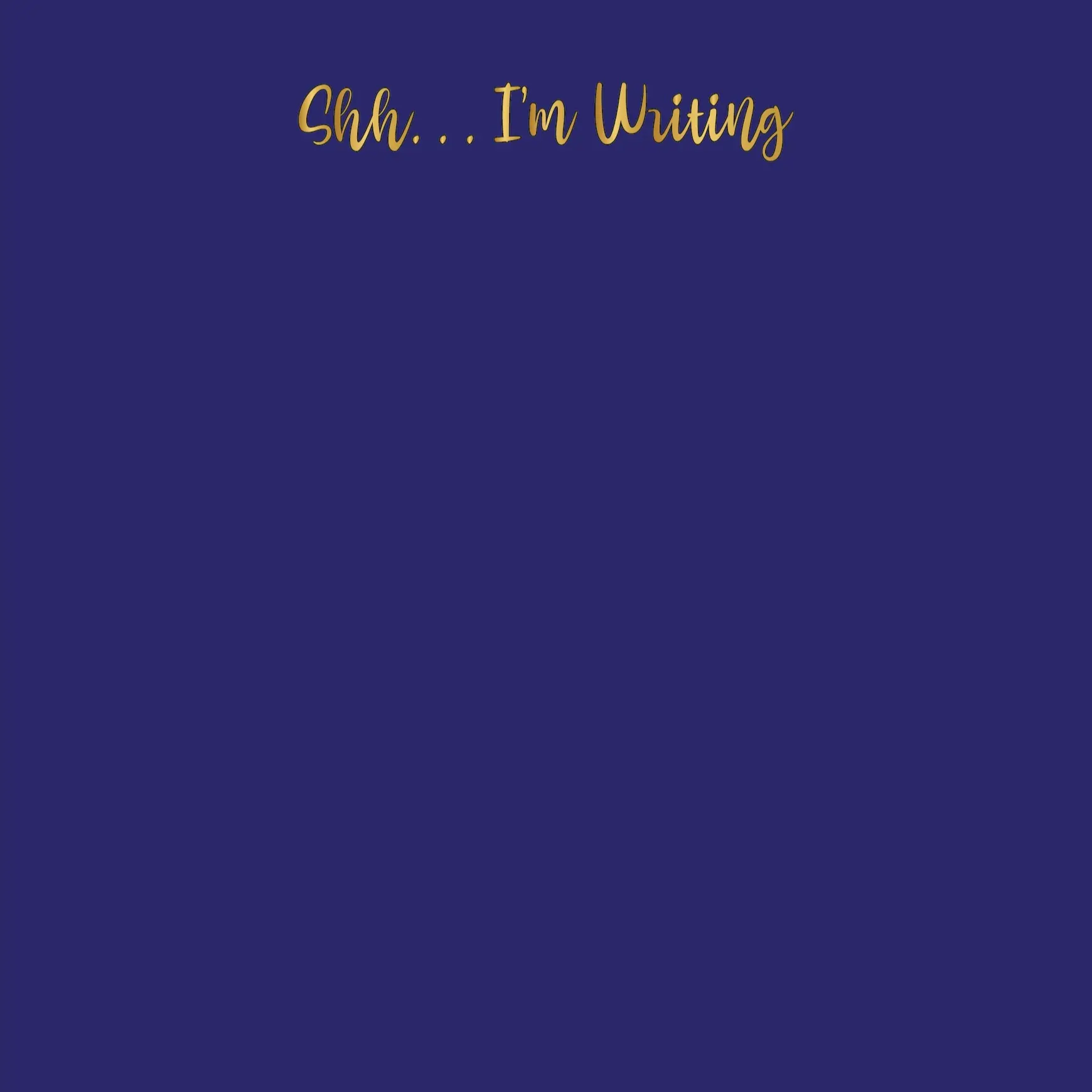Dream Journal Edition II A5 Size 200 Pages Free Form Notebook with Secret Pocket for Notes & Documents Shh I'm Writing