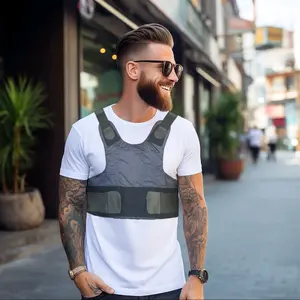 BULLETPROOF VEST GRAPHIC T-SHIRT (FRONT & BACK GRAPHIC)