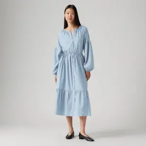 Levi's Women's Jolene Long Sleeve Maxi Dress