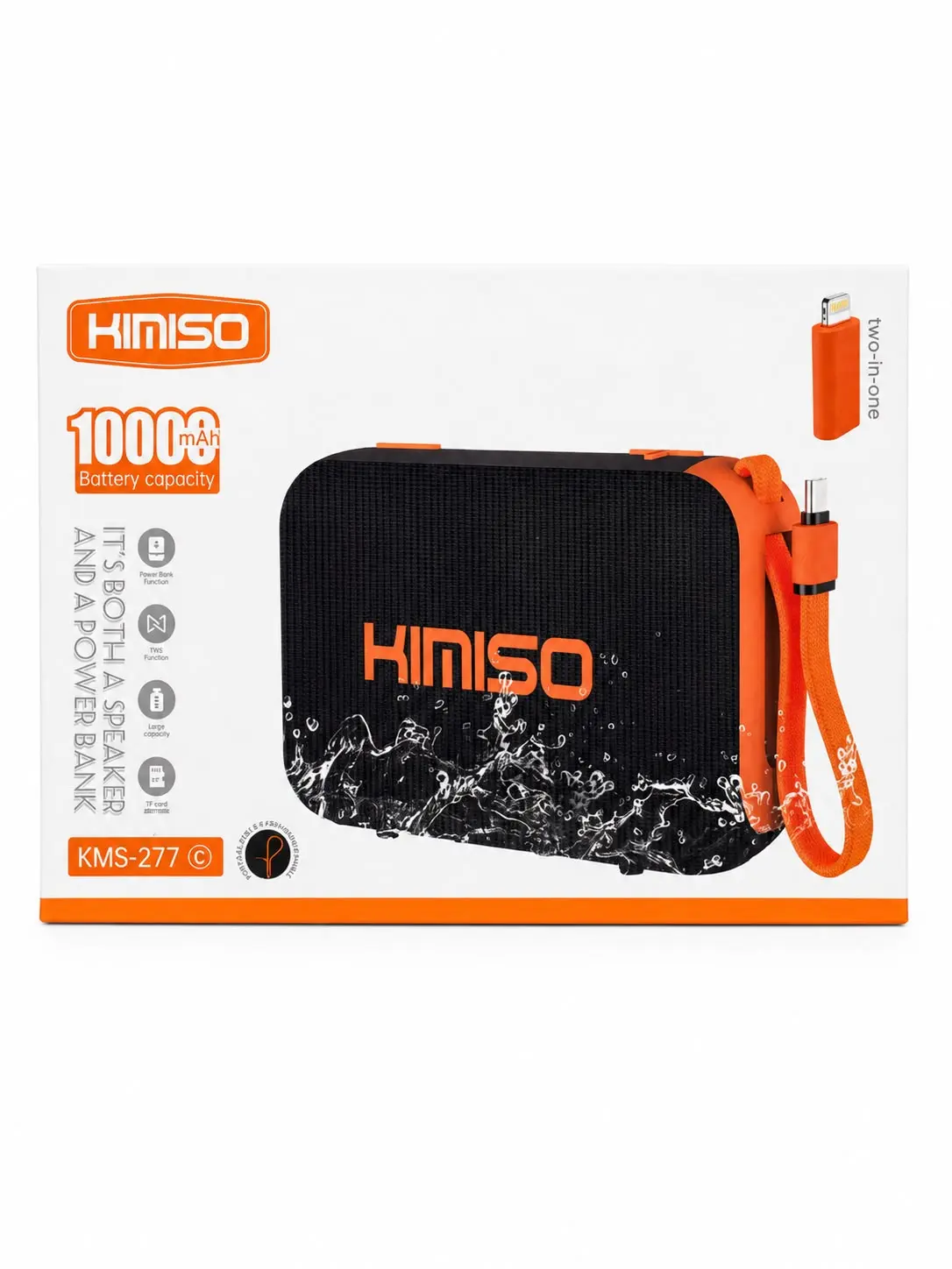 KIMISO KMS-277 BOTH 2 IN 1 SPEAKER AND A POWER BANK