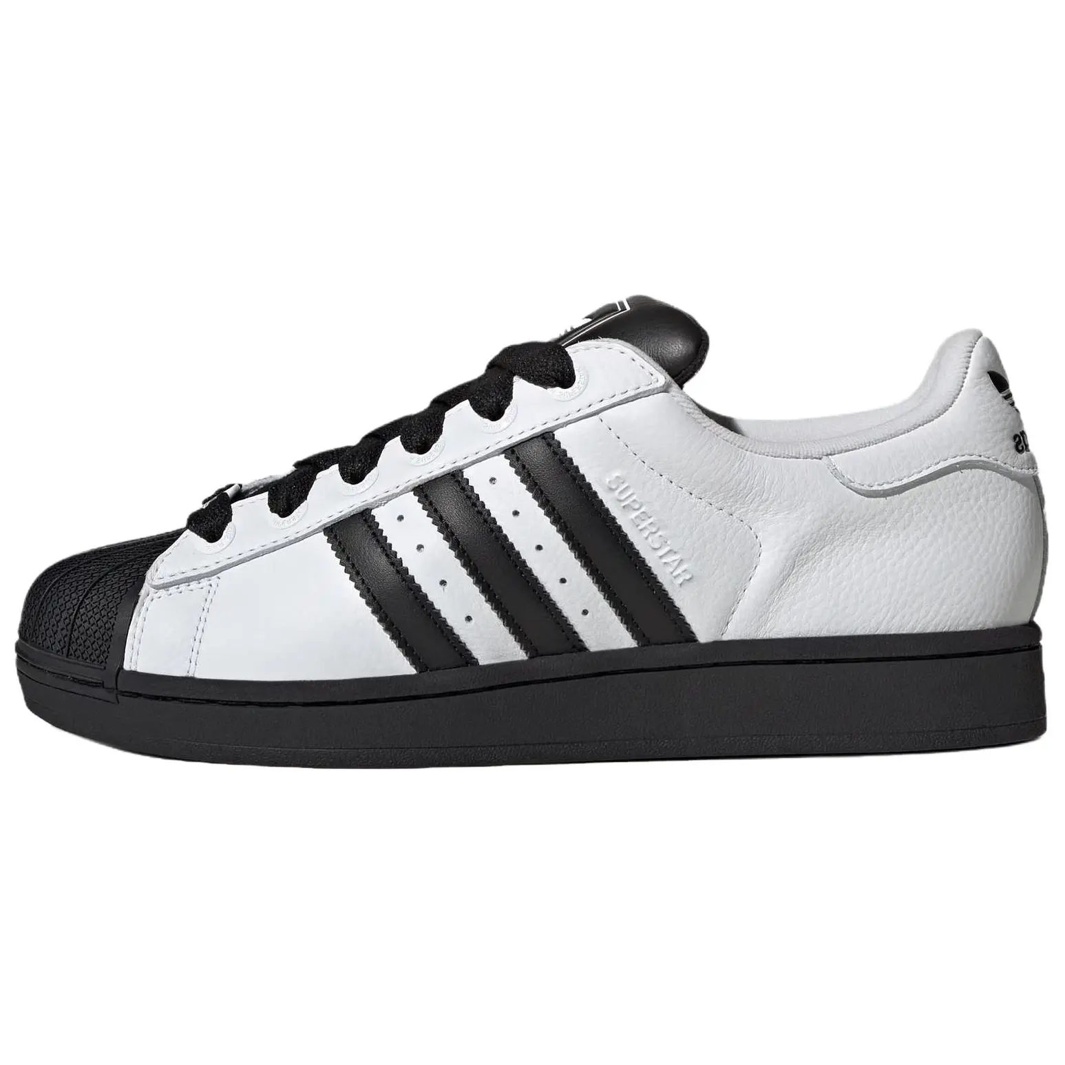 Adidas Originals Superstar 2 Skateboard Shoes Unisex White Black Versatile Comfort KK4473