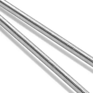 304 Stainless Steel M6-1.0 Fully  Threaded Rod, Long Threaded Screw, Right Hand Threads, 250mm Length?Pack of 2?