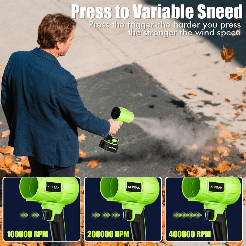Cordless Leaf Blower, Cordless Leaf Blower Handheld, Mini Turbo Jet Blowers, Super Power Air Duster for Yard/Patio/Car/Lawn Cleaning,for Valentine’s Day Gift