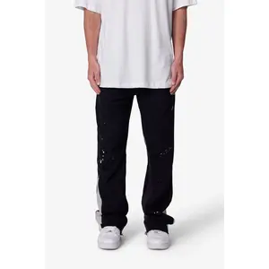 mnml Contrast Bootcut Sweatpants - Black