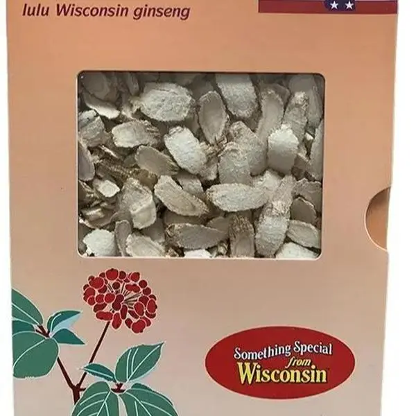 Lulu Wisconsin Ginseng 5Yr Cultivated Ginseng Slices Energy for Men & Women