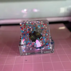 Patriotic Resin Coaster Set for Kitchen Tableware