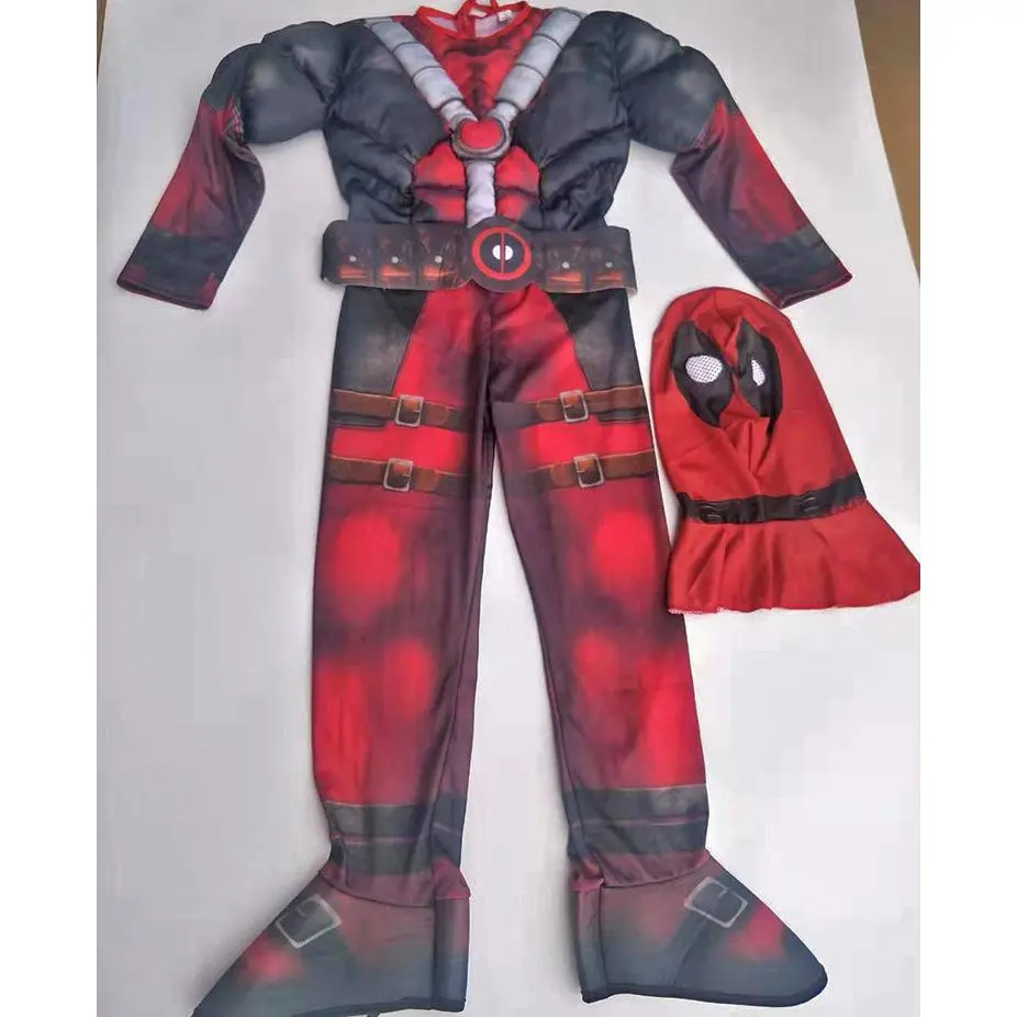 Deadpool with foot covers