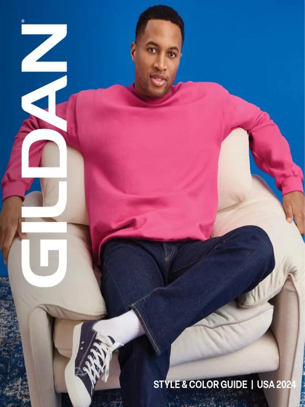 Gildan 18000 Adult Crewneck Sweatshirt, 8oz./yd., 50% polyester/50% cotton
