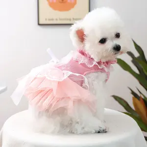 Waltz Tutu Dress for Pets, Luxury Princess Costume for Dogs & Cats, Teddy Bichon Pomeranian Miniature Poodle Dog Clothes