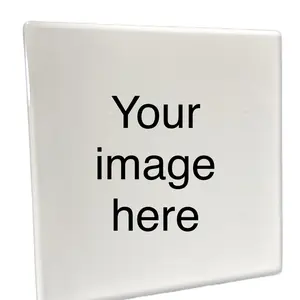 Ceramic Coasters - Sublimated Design for Ceramic Material Only 4 inch by 4 inch Square Pack of 4 Customizable with Your Image Here