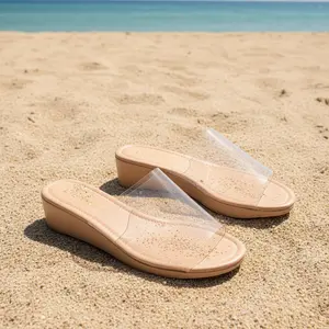 Budza-5 Clear Platform Sandals