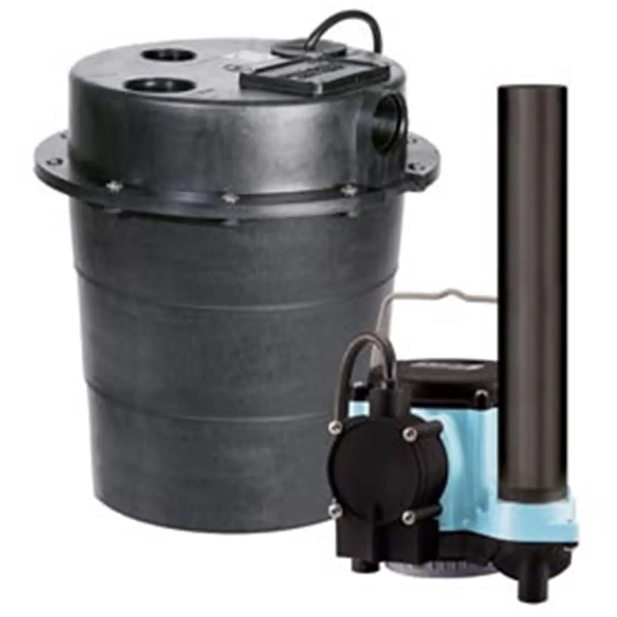 Little Giant Preassembled 115V WRS Series Dehumidifier Water Softener - 0.33HP (1/3 hp pump) Polypropylene Water Removal System, 7-10 in. On-Level, 115V Plug, 1-1/2" Inlet & Discharge, 2" Vent, Water Softeners, Removes Water From Lavatory Sinks