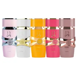 (5pc Bundle Pack) Yara + Yara Moi + Yara Tous + Yara Candy + Yara Elixir by Lataffa EDP Spray,3.4oz