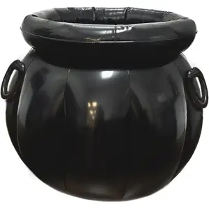 22x18 Inch Large Inflatable Halloween Cauldron Drink Cooler, St Patrick Pot of , Beverage Holder, Candy Kettle, 's Cauldron, Party Decoration