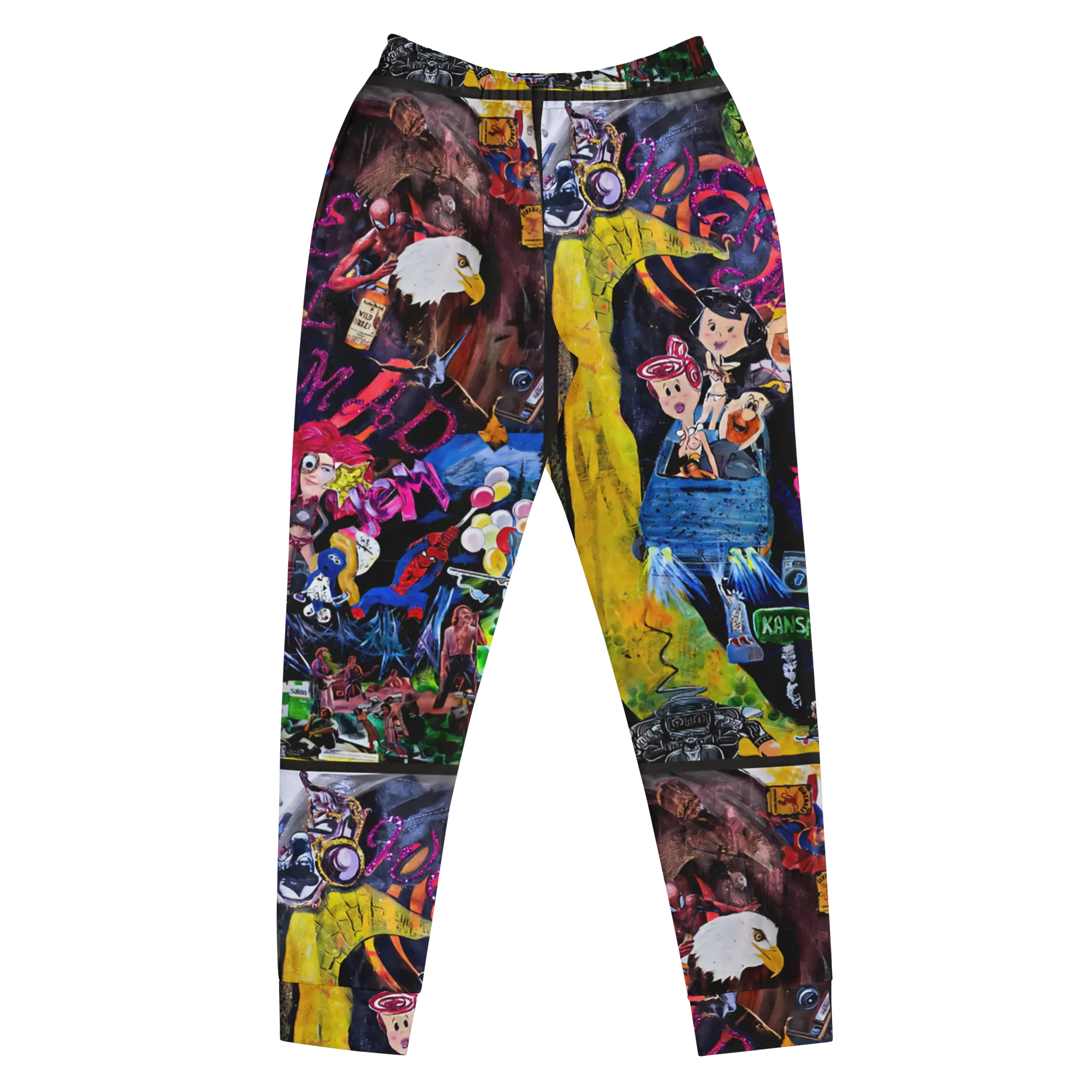 "Freak Flag" All-Over Print Statement Joggers-Women's