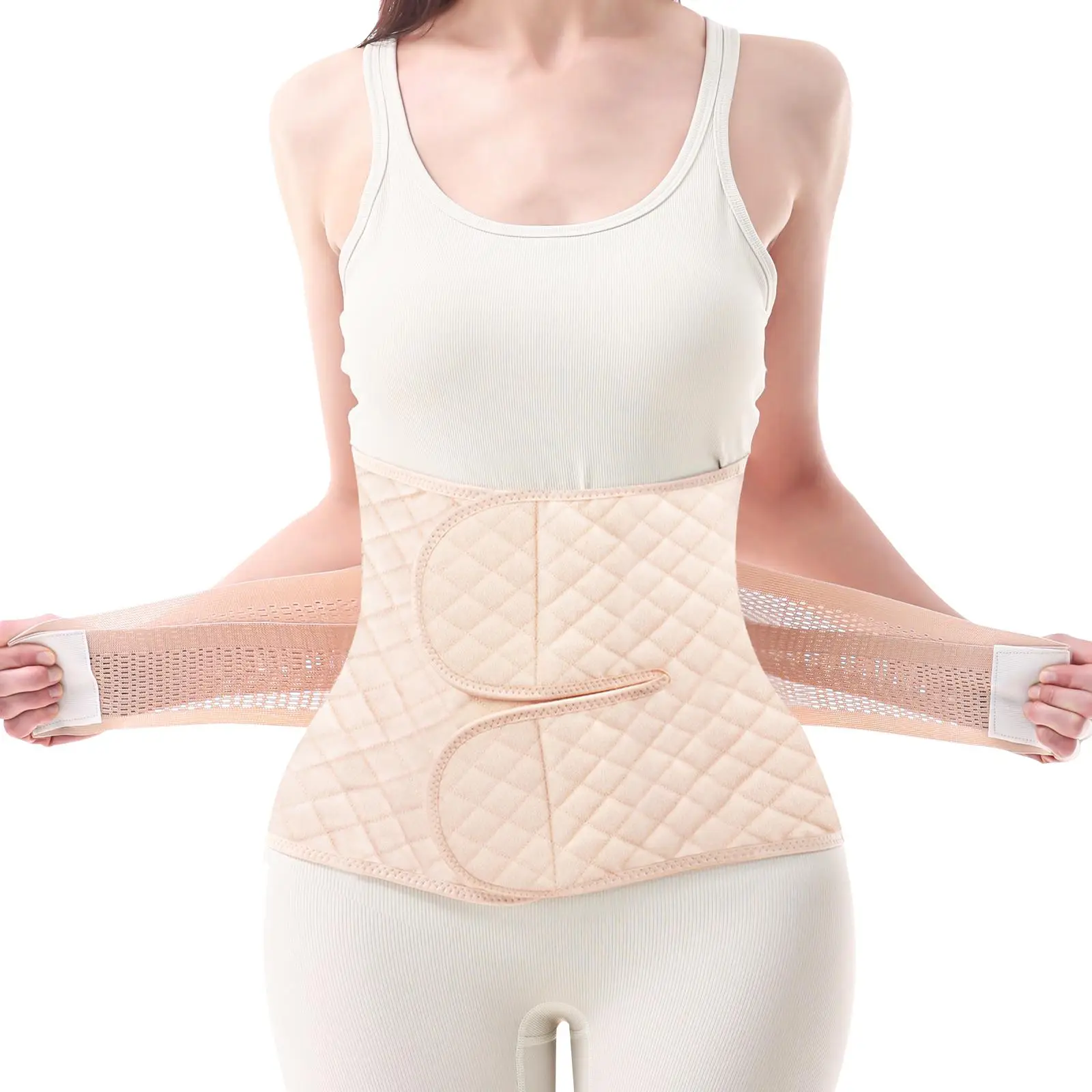 Postpartum Belly Band Wrap, Abdominal Binder Post Surgery Postpartum Belly Wrap, C Section Recovery Belt, Postpartum Girdle Stomach Hysterectomy Belly