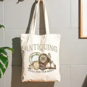 Antiquing tote bag