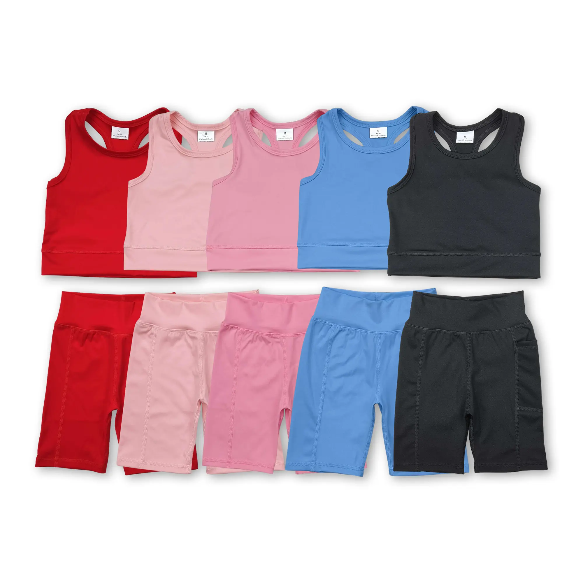 C Girl Atheletic Clothes Summer Sports Shorts Set Yoga Clothing Set