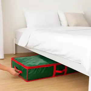 Under Bed Gift Wrapping Organizer Box, Paper Storage Container, Holds Up to 20 Rolls, 41x14x5.5 Inches, Perfect for Holidays and Gifts