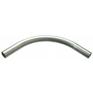 212 MAIN 0.25in. Metal EMT Pipe Fitting, 90-Degree Turn Steel Elbow for Conduit Pipe Bending