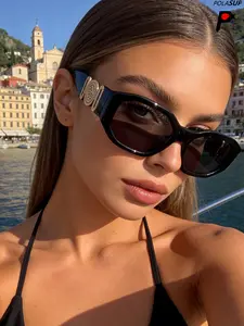 Vintage Rectangular Fashion Glasses, Unisex Y2K Style Sunglasses, Summer Beach Shades, Retro 90s Narrow Frame, Mother's Day Gift