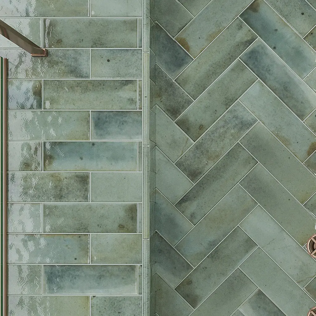 Antiek Sage Green 2.5x8 Glossy Ceramic Subway Tile (46 Cases, 247.48 sqft/Pallet)
