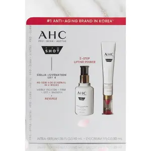 AHC Pro Shot Colla-Juvenation Lift 4 Korean Skin Care + Capsule-Infused Eye Cream LIMITED