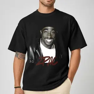 Vintage 2Pac Rap Legend T-Shirt, 90s Hip Hop Graphic Tee, Retro Music Fan Shirt