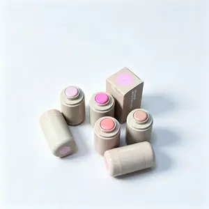 Matte Blush Stick Creamy Natural Looking Finish Face Blush Long-Lasting Lightweight Buildable Blushes Stick for Cheeks (1pcs)