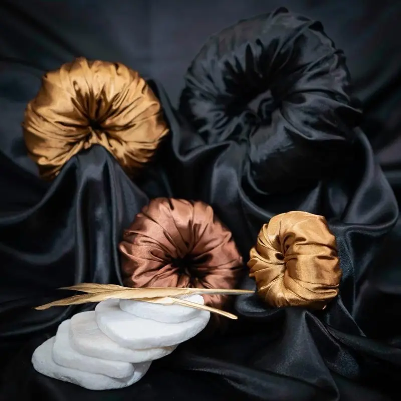 SILK HAIR BUN MAKER FOR THE MILITARY GIRLIES• 4 COLORS• 4 SIZES Updo Hair Accessories
