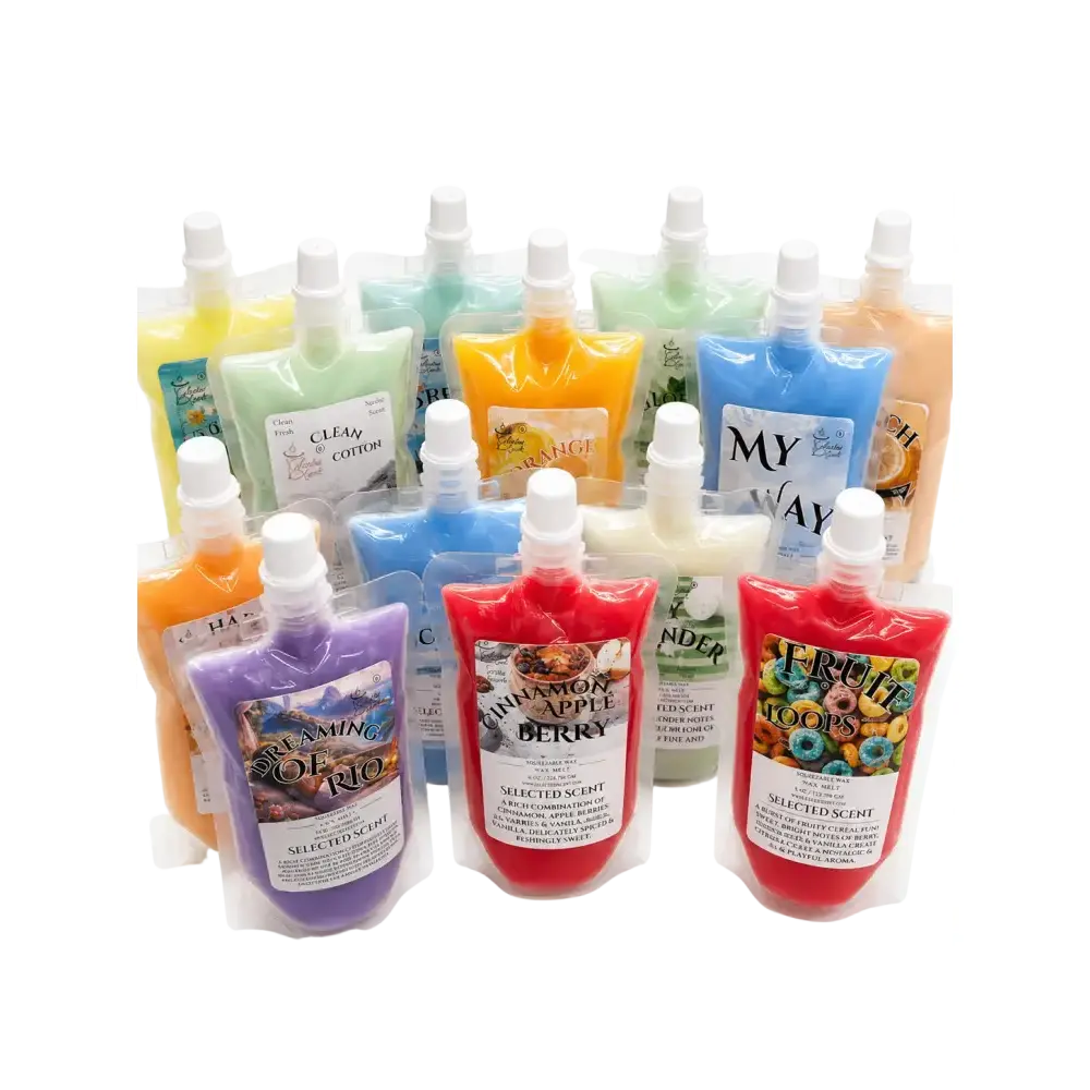 Squeezable Wax Melts for Home Fragrance Warmers - All-Natural and Long-Lasting Organic