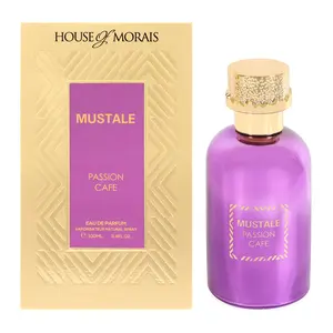 House of Morais Mustale Passion Cafe Eau De Parfum 100ml Natural Spray Delightful Fragrance for Daily Use