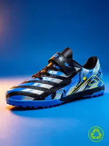 Unisex Indoor Soccer Shoes, Kids TF Low Top Cleats, Student Professional Strapless Training Sneakers, Magic Tape Closure, All Seasons