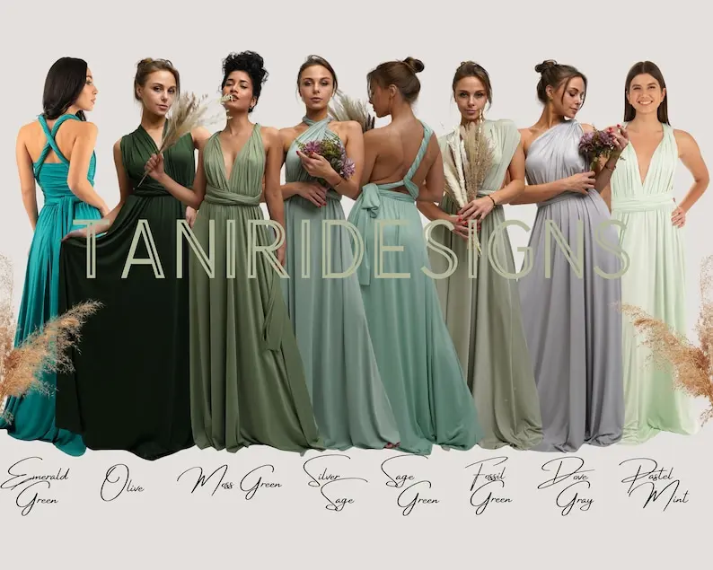 infinity bridesmaid dress