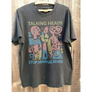 Talking Heads Band Stop Making Sense Unisex Charcoal Unisex T-shirt S-5xl